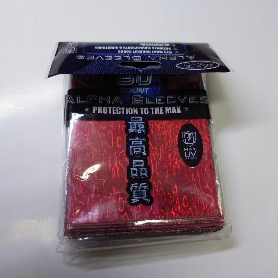 未開封新品 公式スリーブ 旧公式 絶版 天空の超人 デュエマ 赤 レッド